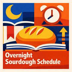 Overnight Sourdough Schedule - Digital Download