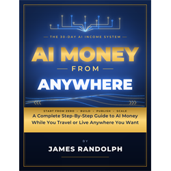 A Complete Step-By-Step Guide to AI Money While You Travel or Live Anywhere You Want. - Digital Download