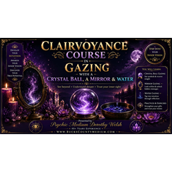 Clairvoyance Gazing Course using a Crystal Ball, a Mirror and a Bowl of Water - Digital Download
