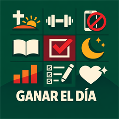 Ganar el Día – Tracker de Hábitos de 21 Días - Digital Download