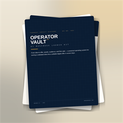 Operator Vault AI Business Launch Kit - Digital Download