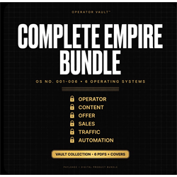 CONTENT VAULT™ OS — AI Content & Sales Engine | 1 Idea Into 30+ Posts, Hooks, Carousels, Emails - Digital Download