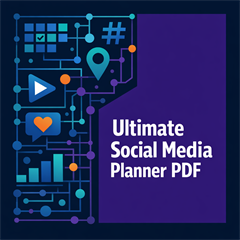 Ultimate Social Media Planner PDF - Digital Download