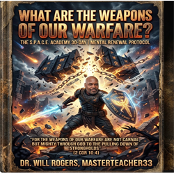 WHAT ARE THE WEAPONS OF OUR WARFARE? = 30-Day S.P.A.C.E. Mental Renewal Protocol = Book and Audio - Digital Download