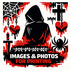 Images and Photos for Printing on Clothing, Hoodies, and Fabrics - Digital Download
