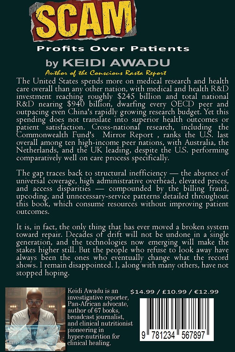 SCAM, Fraud and Cost in US Healthcare — Profits Over Patients - Additional View 1