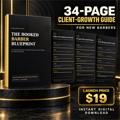 The Booked Barber Blueprint - Digital Download
