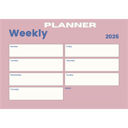 Weekly Planner Printables - Digital Download