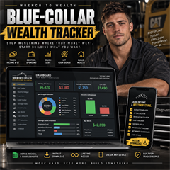 Blue Collar Wealth Tracker - Digital Download