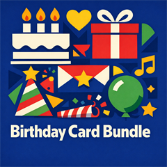 Birthday Card Bundle - Digital Download