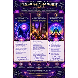 Bundle - Foundation with Clairvoyance, Pineal, Sacred Space, Meditation, Pranic Breathing - Digital Download