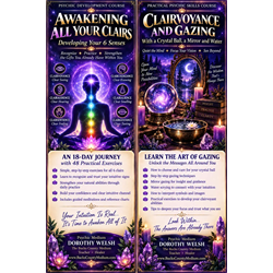 Bundle - Awaken All your Clairs Course and Clairvoyance Gazing Techniques - Digital Download
