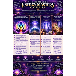 BUNDLE 3 - Chakras Auras Energy Fields Advance Course- Earth and Soul Star Chakras - Mediumship and Psychometry Course - Digital Download
