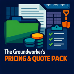 The Groundworker’s Pricing & Quote Business Pack - Digital Download