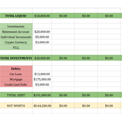 2027 Monthly Finance Tracker XL - Digital Download