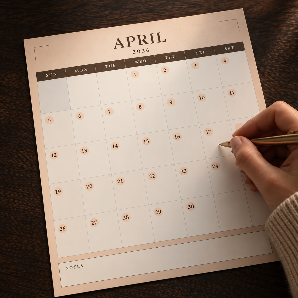 2026 Calendar Minimalist | Instant Download - Additional View 1