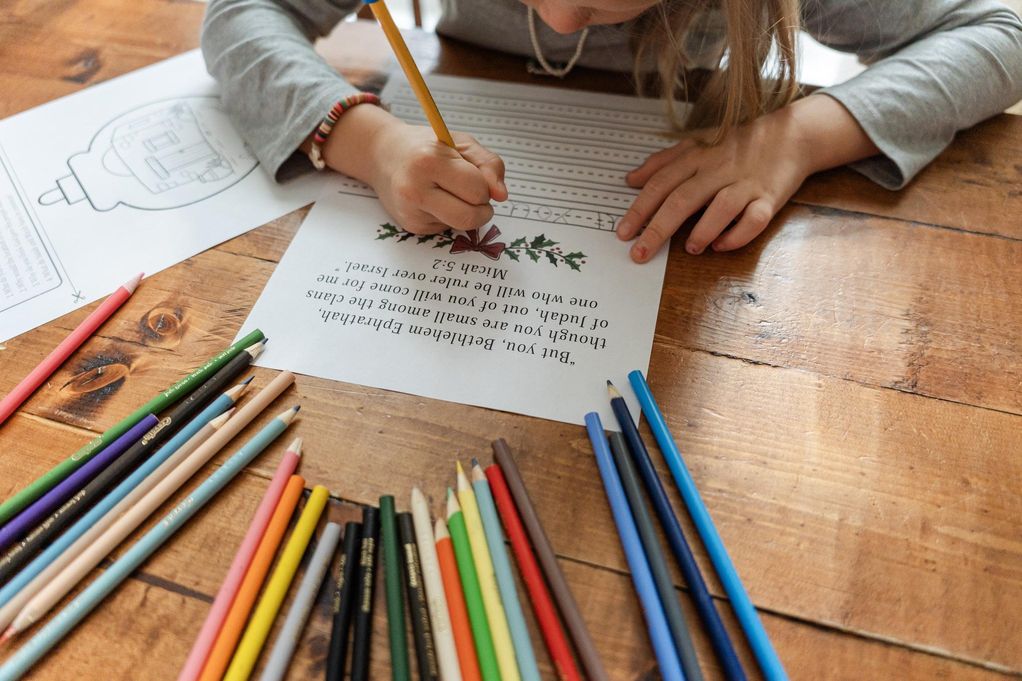 Letters for Christmas Copy Work - Additional View 1