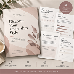 Discover Your Leadership Style - Digital Download