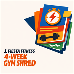 J. Fiesta Fitness 4-Week Gym Shred - Digital Download