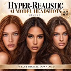 AI Model Headshots - Digital Download