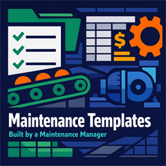 Maintenance Templates Built by a Working Maintenance Manager - Digital Download