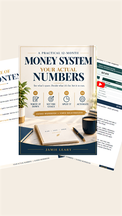 A Practical 12 Month Money System - Guided Workbook - Digital Download