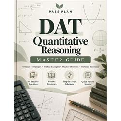 Pass Plan DAT Quantitative Reasoning Master Guide - Digital Download