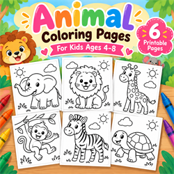 20 Fun Printable Pages - Digital Download