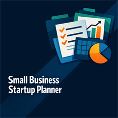 Small Business Startup Planner - Digital Download