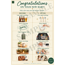 Congratulations on your first baby! - Digital Download