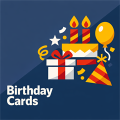 Birthday Cards - Digital Download