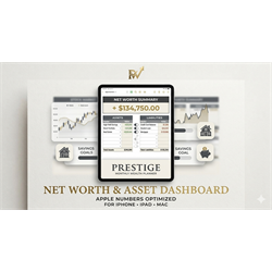Prestige Net Worth & Asset Dashboard - Digital Download