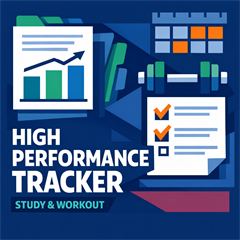 High Performance Tracker - Study and Workout - Digital Download