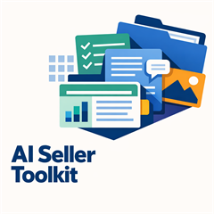 AI Seller Toolkit A 26-page guide with 25 specialised AI prompts, 8 buyer-message templates, listing examples and more - Digital Download
