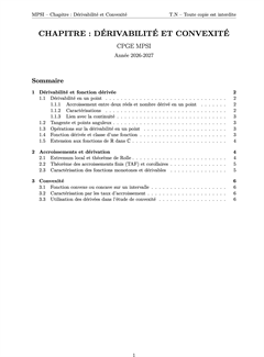 Cours de Maths Sup Complet (MPSI / PCSI / PTSI) - PDF Rédigé - Digital Download