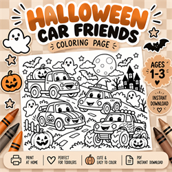 02 Spooky Car Friends - Digital Download