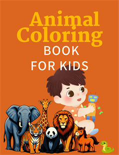Animal Coloring book for kids - Digital Download