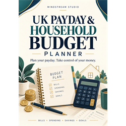 Payday to Peace – UK Payday & Household Budget Planner - Digital Download