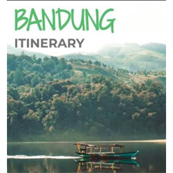 Travel Itinerary - Bandung - Digital Download