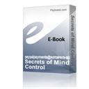 secrets of mind control