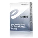 Professional Stone Restoration Secrets, Ch. 4 - Digital Download