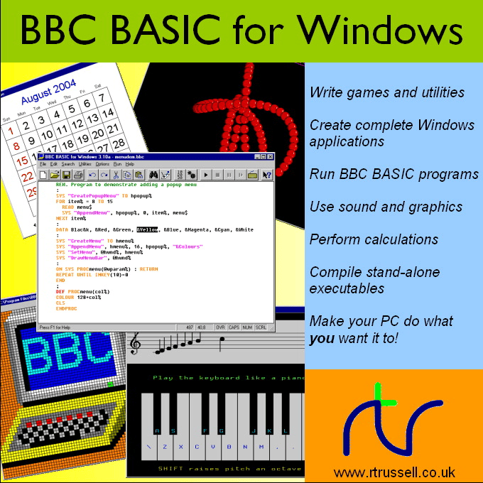 BBC BASIC for Windows - Digital Download