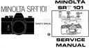 minolta sr-t101 service manual & instruction manual