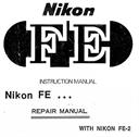 nikon fe fe2 repair manual &  fe instruction manual