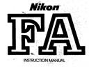 nikon fa instruction manual