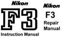 	 nikon f3  repair manual & instruction manual