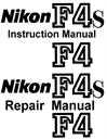 nikon f4 f4s repair manual & instruction manual