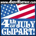 4th of July Clipart - Digital Download