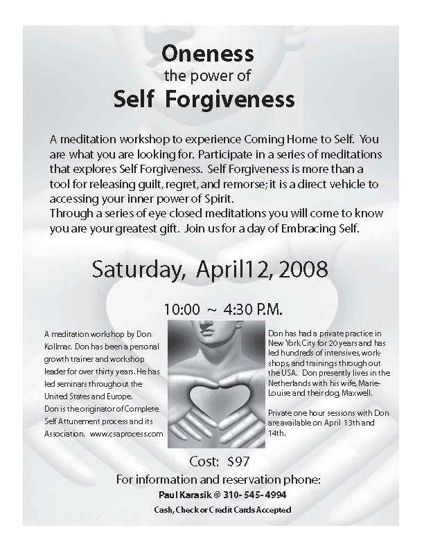 oneness: power of self forgiveness mp3