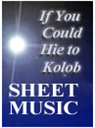if you could hie to kolob - piano sheet music